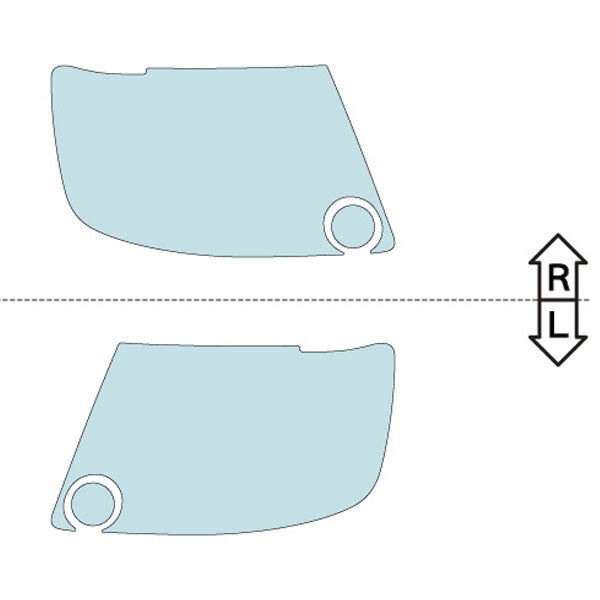 カット済みヘッドライトプロテクションフィルム  日産 オッティ (H17.6-H18.9) (H91W型) (S/E) (PH0304A0505A0SA)