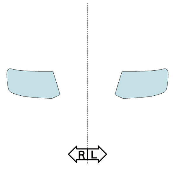 カット済みヘッドライトプロテクションフィルム  日産 オッティ (H18.10-H20.8) (H92W型) (E/S/M) (PH0304A0605A0SA)