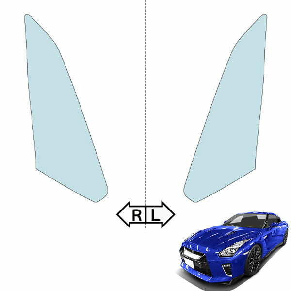 カット済みヘッドライトプロテクションフィルム  日産 GT-R (H29.11-R1.5) (R35型) (PH0305C1705A0SA)