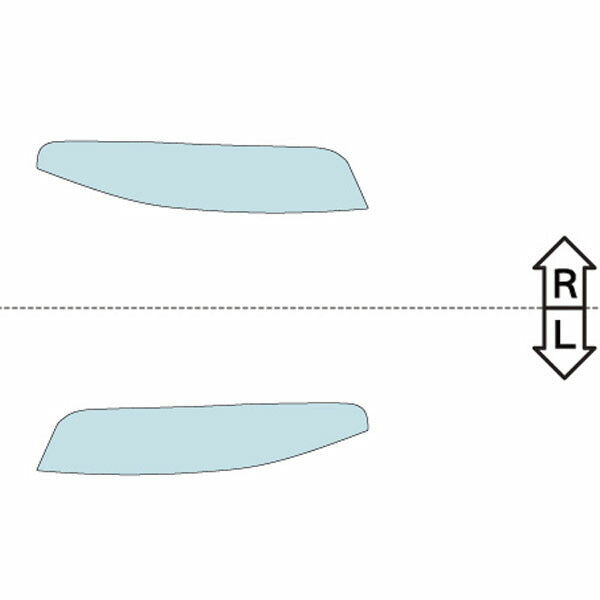カット済みヘッドライトプロテクションフィルム  日産 スカイライン GT-R (H7.1-H10.12) (R33型/BNR34) (Base/BASE/V スペック/M スペック) (PH0305CA505A0SA)