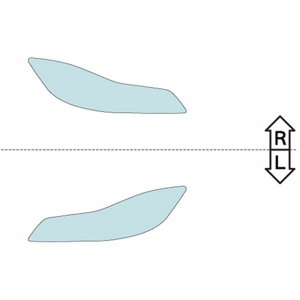 カット済みヘッドライトプロテクションフィルム  日産 シルビア (H11.1-H14.11) (S15型) (Spec S/Spec R) (PH0308CA905A0SA)