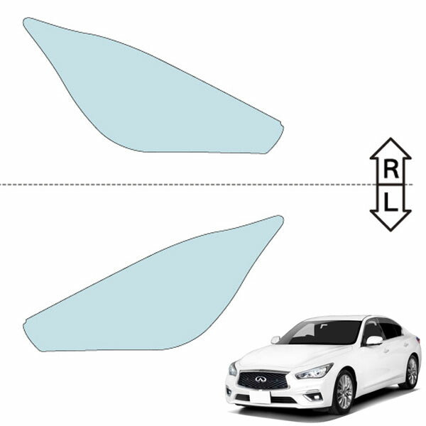 カット済みヘッドライトプロテクションフィルム  日産 スカイライン セダン (H29.12-R1.8) (YV37型) (PH0311B1705A0SA)