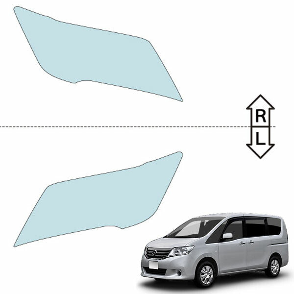 カット済みヘッドライトプロテクションフィルム  日産 セレナ (H22.11-H25.11) (C26型) (20S/20X/20G/ハイウェイスター/ライダー) (PH0314J1005A0SA)