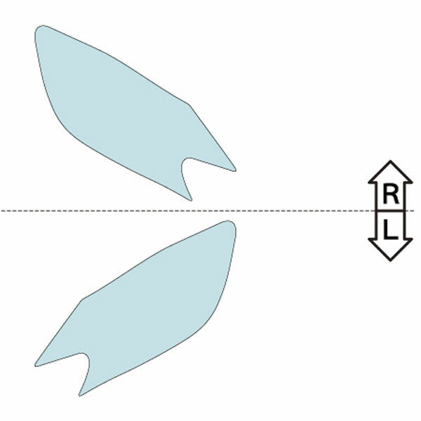 カット済みヘッドライトプロテクションフィルム  日産 ノート (H27.7-H28.10) (E12型) (X/X DIG-S/MEDALIST X/MEDALIST/エアロスタイル/アクシス) (PH0319H1505A0SA)