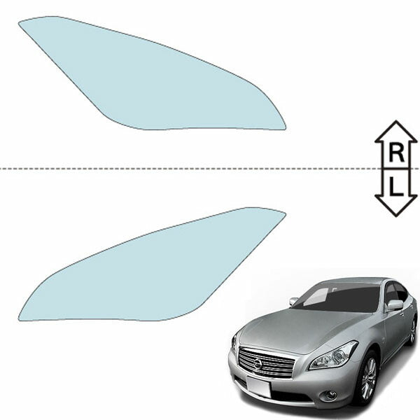 カット済みヘッドライトプロテクションフィルム  日産 フーガ ハイブリッド (H24.6-H27.1) (HY51型) (HYBRID A Package/HYBRID/VIP) (PH0321L1205A0SA)
