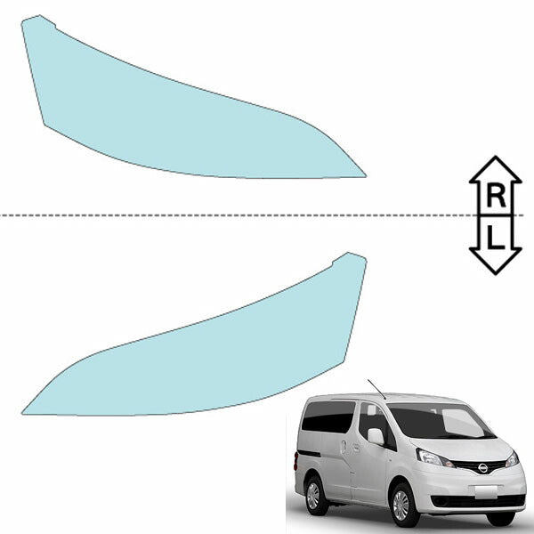 カット済みヘッドライトプロテクションフィルム  日産 NV200バネット (H21.5-R1.12) (VM20型/VNM20型/M20型) (16S/GX/DX) (PH0330J0905A0SA)