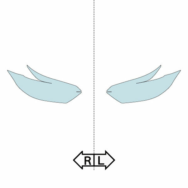 カット済みヘッドライトプロテクションフィルム  日産 デイズ (R5.11-) (B43W型/B46W型/B44W型/B45W型/B47W型/B48W型) (S/X) (PH0333A2305A0SA)