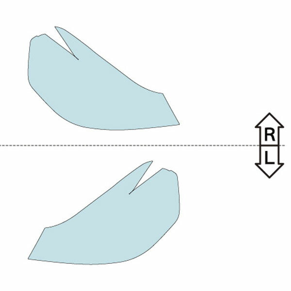 カット済みヘッドライトプロテクションフィルム  日産 AD(NV150 AD) (H18.12-H28.11) (VAY12型/VY12型/VZNY12型) (PH0342F0605A0SA)