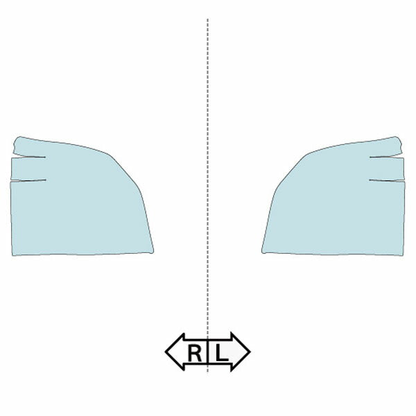 カット済みヘッドライトプロテクションフィルム  日産 クリッパー トラック(NT100クリッパー) (R1.9-) (DR16T型) (DX/DX農繁仕様/DX セーフティパッケージ) (PH0345A1905A0SA)