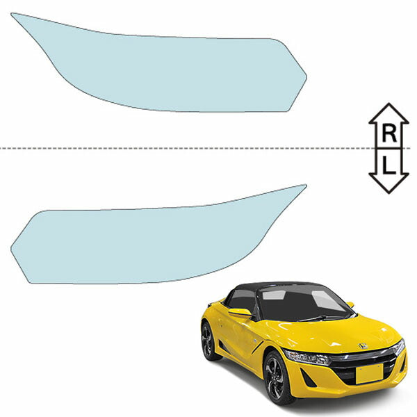 カット済みヘッドライトプロテクションフィルム  ホンダ S660 (H27.4-R1.12) (JW5型) (α/β) (PH0405T1505A0SA)