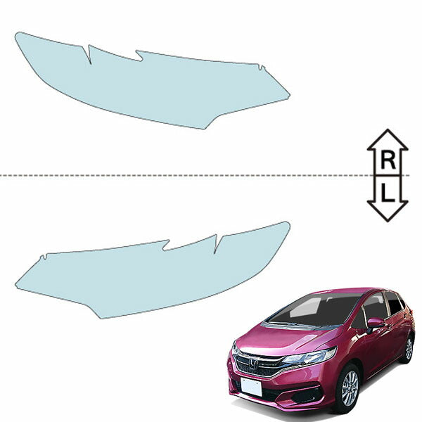 カット済みヘッドライトプロテクションフィルム  ホンダ フィット (H29.7-R2.1) (GK3型/GK4型/GK5型/GK6型) (PH0416H1705A0SB)