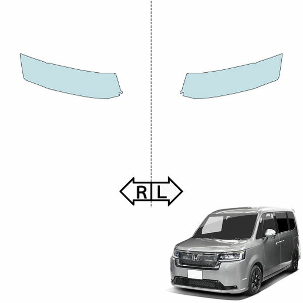 カット済みヘッドライトプロテクションフィルム  ホンダ ステップワゴン(ステップワゴン スパーダ)e:HEV (R4.5-) (RP8型) (PH0420L2205A0SA)