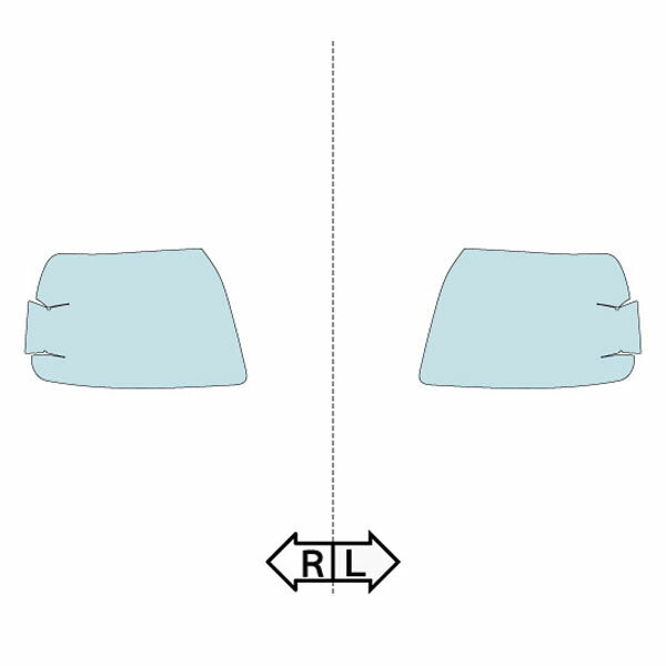 カット済みヘッドライトプロテクションフィルム  ホンダ バモス (H24.6-H30.5) (HM#型) (G) (PH0425A1205A0SA)