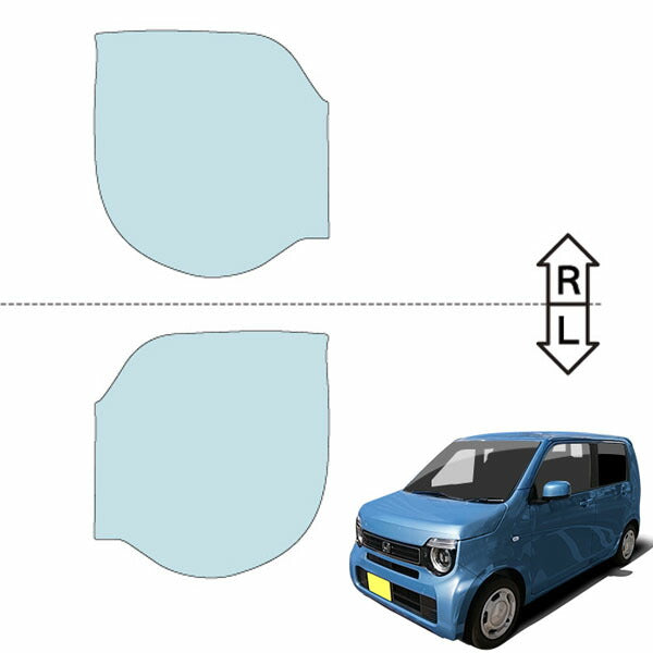 カット済みヘッドライトプロテクションフィルム ホンダ N-WGN (R1.7