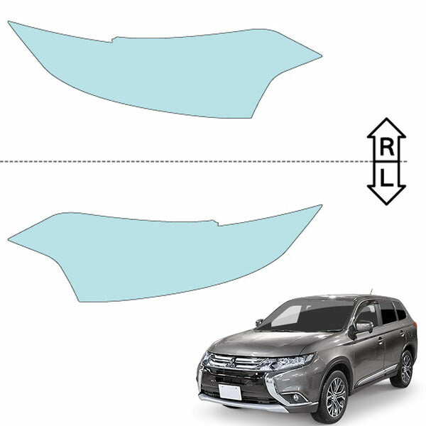 カット済みヘッドライトプロテクションフィルム  三菱 アウトランダー (H27.6-H29.2) (GF8W/GF7W型) (G/G Navi Package/G Safety Package) (PH0502K1505A0SA)