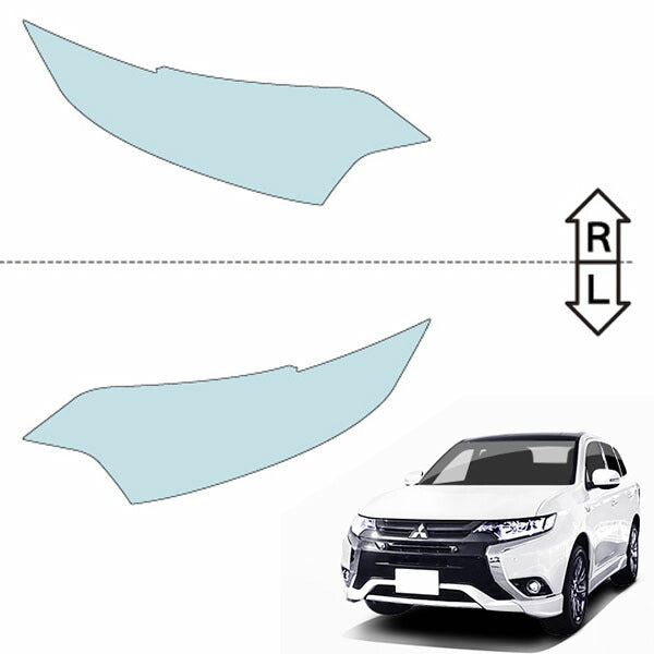 カット済みヘッドライトプロテクションフィルム  三菱 アウトランダー PHEV (H29.2-H30.7) (GG2W型) (M/G Safety Package) (PH0502M1705A0SA)