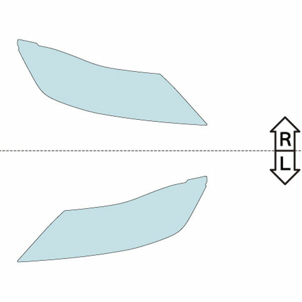 カット済みヘッドライトプロテクションフィルム  三菱 eKクロススペース (R2.3-R5.1) (B34A型/35A型/B37A型/B38A型) (M/G/T) (PH0504S2005B0SA)