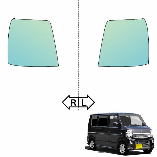 カット済みヘッドライトプロテクションフィルム  マツダ スクラムワゴン (H22.5-H27.2) (DG64W系) (PZターボ スペシャルパッケージ/PZターボ/PXターボ) (PH0614A1005A0SA)