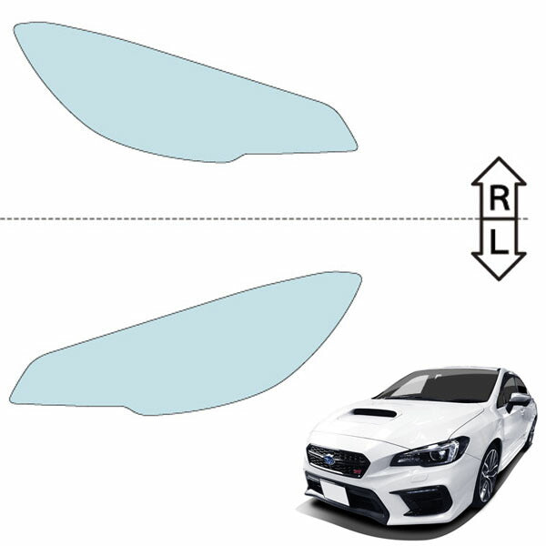 カット済みヘッドライトプロテクションフィルム  スバル WRX (R1.6-R3.10) (VAG型/VAB型) (PH0705B1905A0SA)