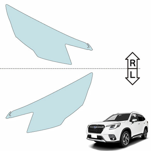カット済みヘッドライトプロテクションフィルム  スバル フォレスター (R3.9-R7.3) (SKE型/SK5型) (Touring/X-BREAK/Advance/SPORT) (PH0710K2105A0SA)