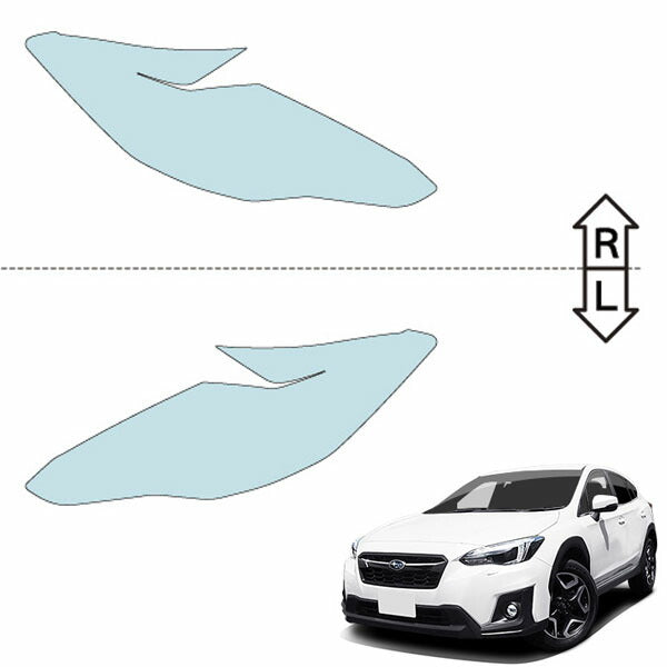 カット済みヘッドライトプロテクションフィルム  スバル XV (H29.5-R2.9) (GTE型/GT7型/GT3型) (2.0i-S EyeSight/Advance) (PH0717K1705D0SA)