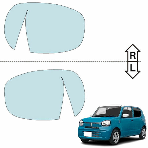 カット済みヘッドライトプロテクションフィルム  スズキ アルト ハイブリッド (R3.12-) (HA97S型) (HYBRID S/HYBRID X) (PH0801L2105A0SA)