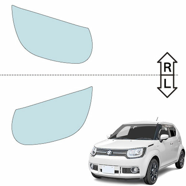 カット済みヘッドライトプロテクションフィルム  スズキ イグニス (H28.2-R2.1) (FF21S型) (HYBRID MG/HYBRID MX/HYBRID MZ) (PH0803L1605A0SA)