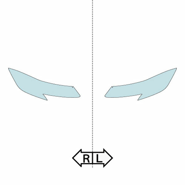 カット済みヘッドライトプロテクションフィルム  スズキ ランディ ハイブリッド (R4.8-) (ZWR90C型/ZWR95C型) (HYBRID G) (PH0817L2205A0SA)