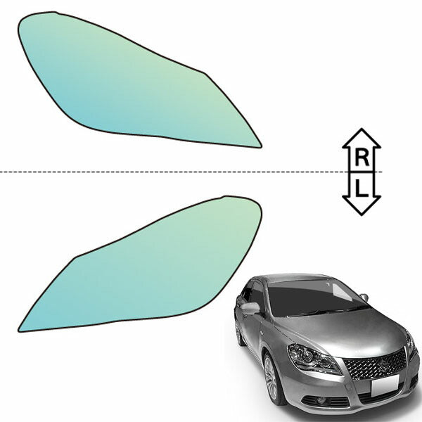 カット済みヘッドライトプロテクションフィルム  スズキ キザシ (H21.10-H27.11) (RE91S型/RF91S型) (2WD/4WD) (PH0824B0905A0SA)