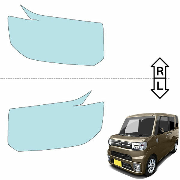 カット済みヘッドライトプロテクションフィルム  ダイハツ ウェイク (H29.12-R3.4) (LA700S型/LA710S型) (D/D SA3/L SA3/Gターボ SA3) (PH0903A1705A0SA)