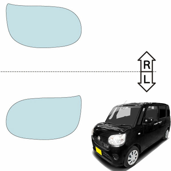 カット済みヘッドライトプロテクションフィルム  ダイハツ ムーヴキャンバス (H29.9-R4.6) (LA800S型/LA810S型) (X/G【SA3】) (PH0913A1705A0SA)