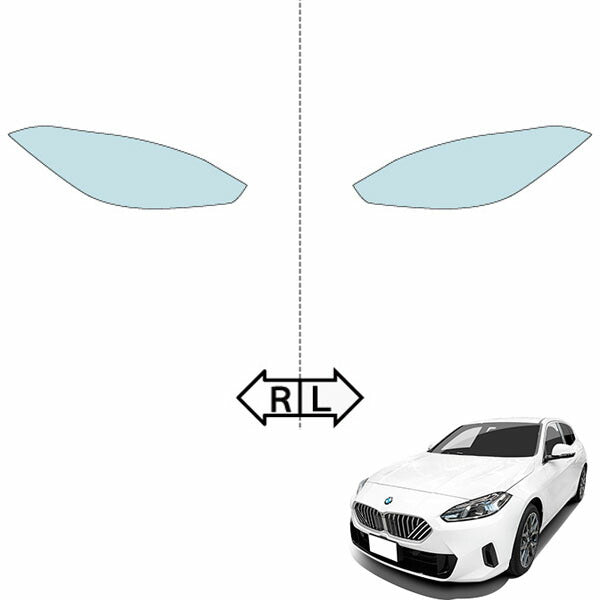 カット済みヘッドライトプロテクションフィルム  BMW 1シリーズ 5ドア (R6.11-(F70)) (82GE15型／22GE20型) (PH3001H2405A0SA)