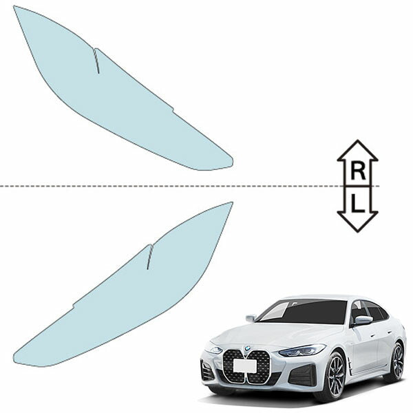 カット済みヘッドライトプロテクションフィルム  BMW 4シリーズ グランクーペ (R3.7-) (G36型／G26(12AV20型)) (PH3004D2105A0SA)