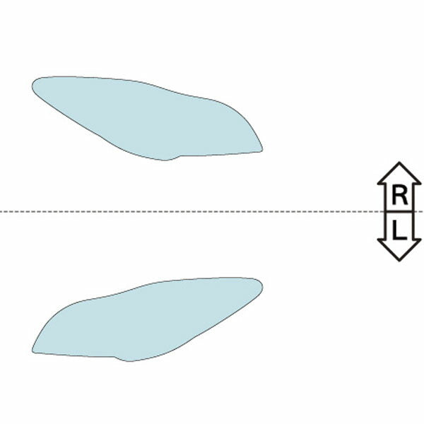 カット済みヘッドライトプロテクションフィルム  BMW 5シリーズ セダン (H22.3-H25.8) (PH3005B1005A0SA)