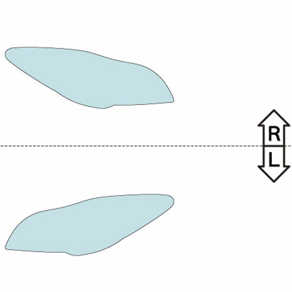 カット済みヘッドライトプロテクションフィルム  BMW 5シリーズ セダン (H25.9-H29.1) (F10(FW20型/XG20型/XG28型/FR35型/KN44型)) (PH3005B1305A0SA)