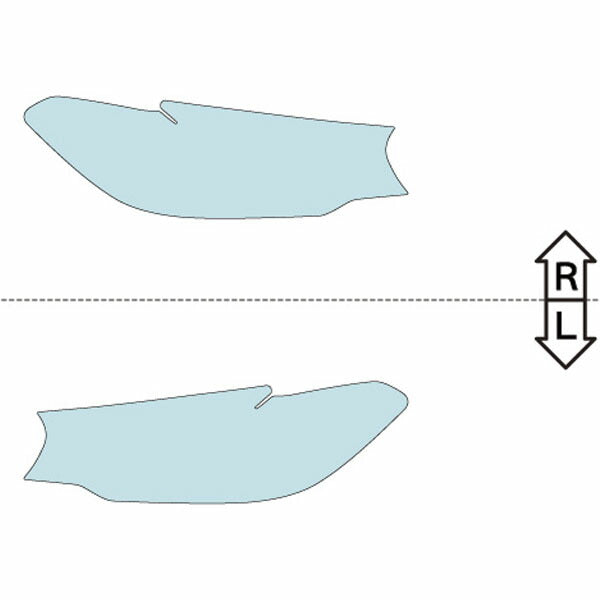 カット済みヘッドライトプロテクションフィルム  BMW 5シリーズ ツーリング (H29.6-R2.8) (PH3005F1705A0SA)