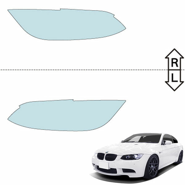 カット済みヘッドライトプロテクションフィルム  BMW M3 クーペ (H19.9-H26.1) (E92(WD40型)) (Base／Competition) (PH3013C0705A0SA)