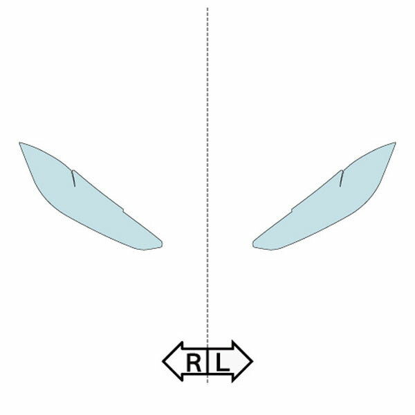 カット済みヘッドライトプロテクションフィルム  BMW Alpina B4(Alpina D4 S) (R3.7-) (G26型) (Standard) (PH3024D2105A0SA)