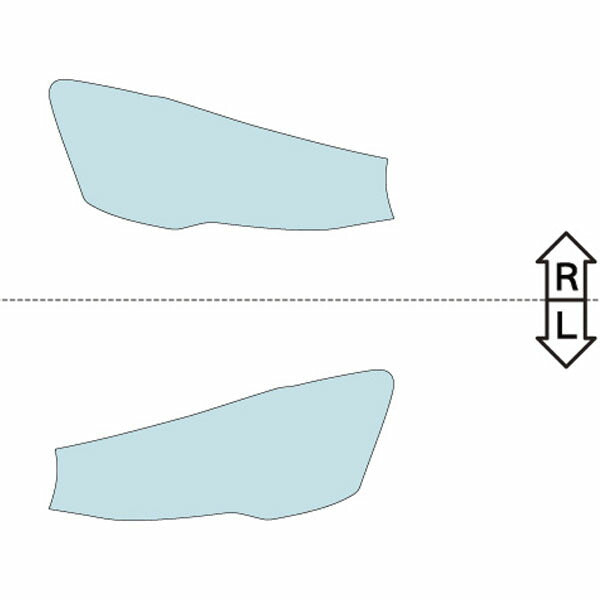 カット済みヘッドライトプロテクションフィルム  BMW X3 (H26.6-H29.9) (F25型) (xDrive 20d M Sport) (PH3033K1405A0SA)
