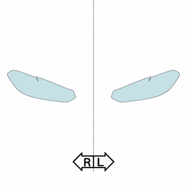 カット済みヘッドライトプロテクションフィルム  BMW X3 (R3.10-R6.10) (G01型(TY20/UZ20)／G01型(UZ20/TS20)／G01型(TY30/UZ7230)) (PH3033K2105A0SA)