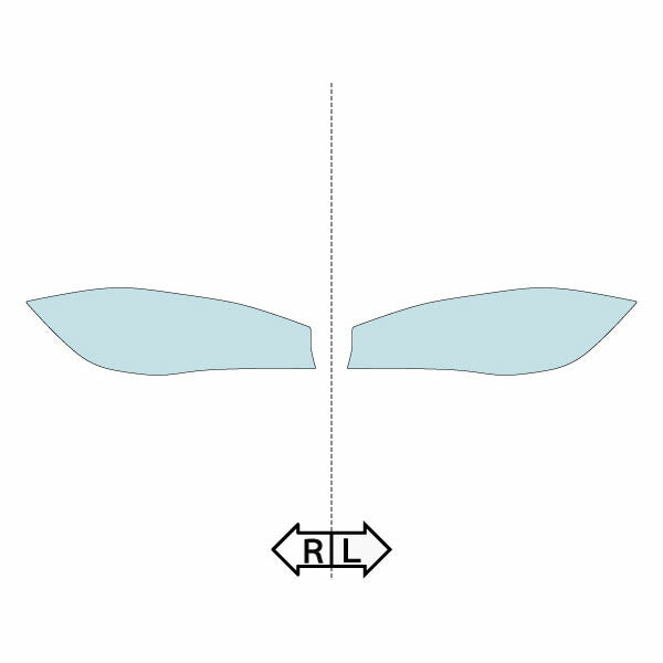 カット済みヘッドライトプロテクションフィルム  BMW X5 (H25.11-H31.1) (KS30S型／KS30型／KR30S型／KR30型／KR44型／KR44S型) (PH3035K1305A0SA)