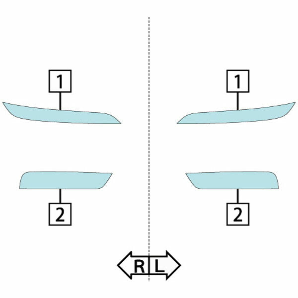 カット済みヘッドライトプロテクションフィルム  BMW i7 (R4.7-) (G70(52EJ86)型) (xDrive60【Execellence】／xDrive60【M Sport】) (PH3087N2205A0SA)