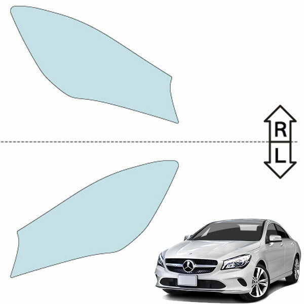 カット済みヘッドライトプロテクションフィルム  メルセデスベンツ CLA クーペ (H28.8-R1.7) (C117(117347型)／C117(117342型)／C117(117351型)) (PH3105D1605A0SA)