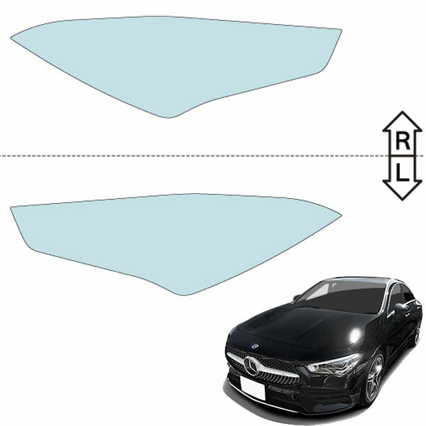 カット済みヘッドライトプロテクションフィルム  メルセデスベンツ CLA クーペ (R1.8-R5.8) (118384M型／118312M型／118347M型) (PH3105D1905B0SA)