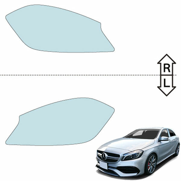 カット済みヘッドライトプロテクションフィルム  メルセデスベンツ AMG Aクラス (H27.11-H30.9) (176052型) (A45) (PH3111H1505A0SA)
