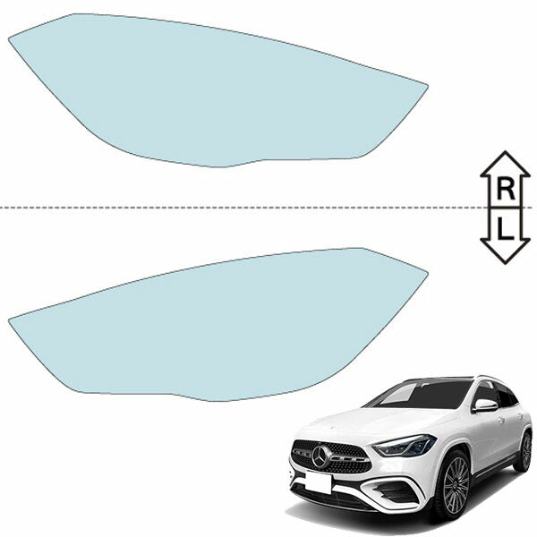 カット済みヘッドライトプロテクションフィルム  メルセデスベンツ GLA SUV (R5.9-) (H247型(247784M/247713M)) (180/200d／AMGライン) (PH3112K2305A0SA)