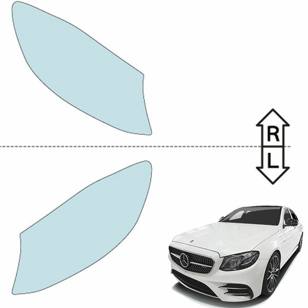 カット済みヘッドライトプロテクションフィルム  メルセデスベンツ AMG Eクラス セダン (H28.10-R2.8) (PH3118B1605A0SA)