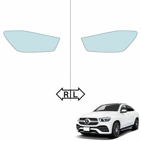 カット済みヘッドライトプロテクションフィルム  メルセデスベンツ GLE クーペ (R2.6-R5.8) (W167型(167323)) (Sports) (PH3135D2005A0SA)