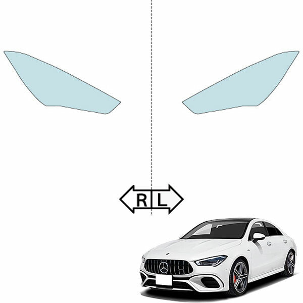 カット済みヘッドライトプロテクションフィルム  メルセデスベンツ AMG CLA クーペ (R1.11-R5.8) (C118(118351M型)／C118(118354M型)) (PH3171D1905A0SA)