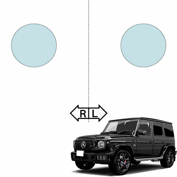 カット済みヘッドライトプロテクションフィルム  メルセデスベンツ AMG Gクラス (R6.7-) (W465(465250C型)) (G63 ローンチエディション) (PH3197K2405A0SA)